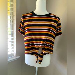 Striped Crop top